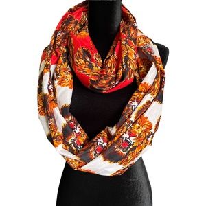 African Print Infinity Scarf and Head wrap